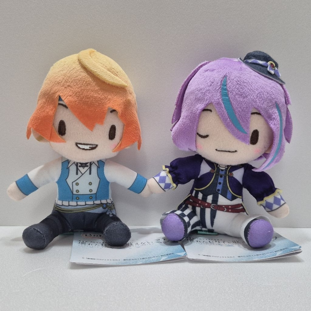 全新 日本景品  世界計畫繽紛舞台！ feat. 初音未來 天馬司／神代類 絨毛娃娃