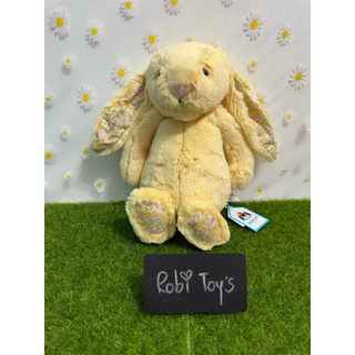 🐶【現貨/代購】 Jellycat Bashful Bunny Blossom Lemon 檸檬黃碎花兔 31cm 退休
