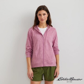 【Eddie Bauer】女性 棉質親膚連帽外套-粉紅 21690143