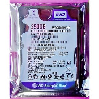 保固1年【小劉硬碟批發】全新 WD 2.5吋250G筆記型電腦硬碟/筆電硬碟,WD2500BEVE,IDE介面