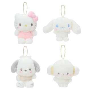 Sanrio三麗鷗-軟棉棉白雲 絨毛玩偶吊鍊- Hello Kitty/大耳狗/帕恰狗/小麥粉