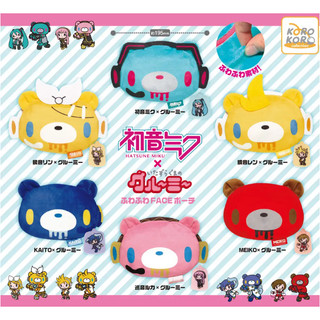 【Plutopia】KOROKORO 初音未來x暴力熊軟軟FACE小物包 扭蛋 全6款