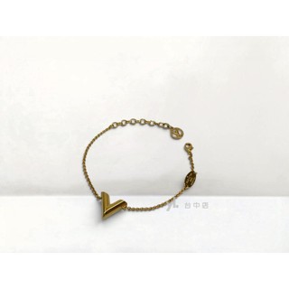 LV 金色V字型Essential手鍊 M61084 (台中店)