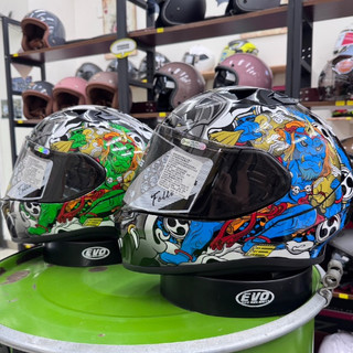 熊彬安全帽⎜ZEUS Helmet ZS826 彩繪款BK16 全罩安全帽 附贈多項超值配件 鴨尾 雙D扣