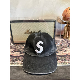 Supreme 26SS Pigment Coated S Logo 6 Panel 水洗 六分割帽 黑色 帽子