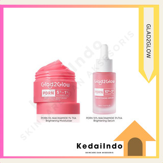 GLAD2GLOW PDRN Brightening Serum dan Moisturizer Paket Cerah