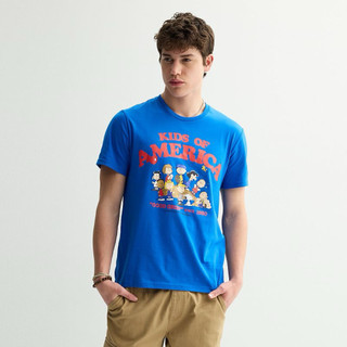 【H3】全新PEANUTS Hybrid Snoopy史努比Kids of America短T SZ M