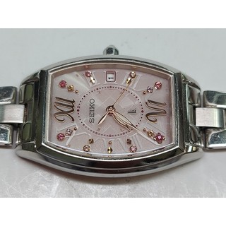SEIKO 精工 LUKIA 酒桶型限定款 光動能電波女錶