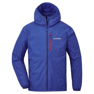 (男)【mont-bell】Wind Blast Hooded Jacket 連帽風衣外套-墨藍 1103322BL