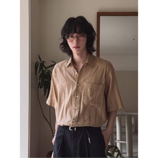 [ N.E / SS26 ] 010 網眼質感襯衫Essential Mesh-Textured Shirt