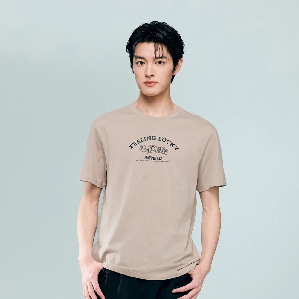 GIORDANO 男/女裝印花圓領短袖T恤【多色任選】13096306 13396301 13396302