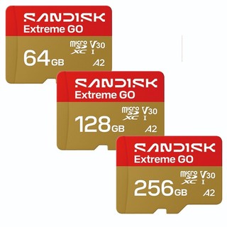 SanDisk 64G 64GB 128G 256G Extreme GO microSDXC SD 4K U3 記憶卡