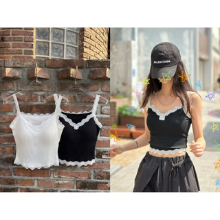 正韓korea🇰🇷smile lady’s 設計感家 蕾絲V領Bra背心