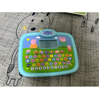 二手英國 Vtech 兒童粉紅豬小妹-互動學習小平板 認識字母 認識數字