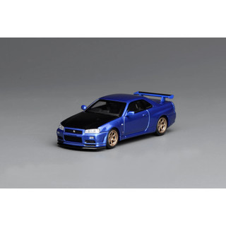 【現貨】MOTORHELIX 1/64 日產 NISSAN SKYLINE GT-R (R34) V-SPEC II 灣