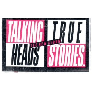TALKING HEADS TRUE STORIES 臉部特寫 真實故事 滾石唱片 卡帶附歌詞 再生工場02