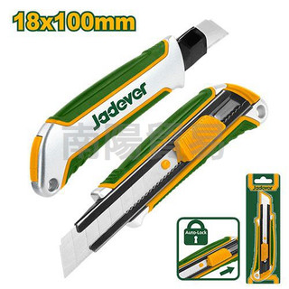 【南陽貿易】JADEVER 鋁合金 自動鎖定 美工刀 18mm JDSK4918 JDMK1K18