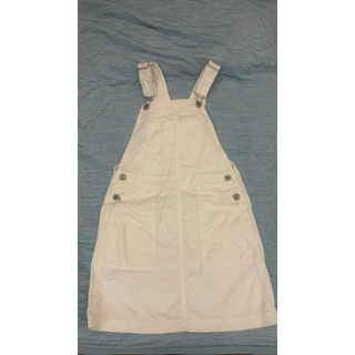 UNIQLO 白色吊帶裙_130cm