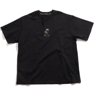 UNDER PEACE 26SS CHILL FUKURO / TEE 慵懶福來 短T (黑色) 化學原宿
