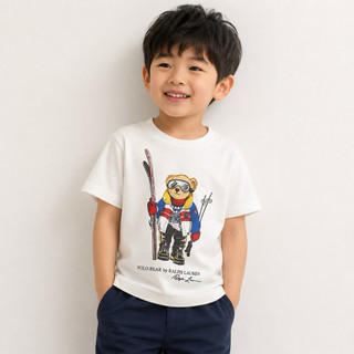 【良威精品】Ralph Lauren POLO熊 短T 小童 男女皆可 滑雪熊/美版/全新/美國代購/現貨/滿額免運