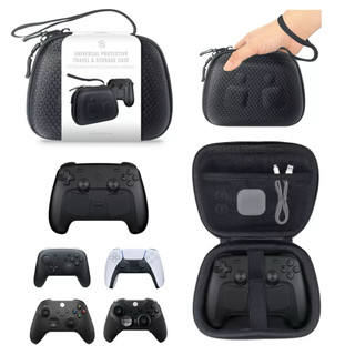 Steam Controller 2手柄收納包NS2 PRO/PS5/PS4通用手柄保護拉鍊包 手把包 搖桿收納包