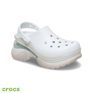 Crocs 卡駱馳 (女鞋) Super Bae 復古小海豚克駱格-月光灰色-212811-1NK