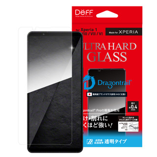 【Deff】Xperia 1 VIII/VII/VI共用 日本 AGC Dragontrail Pro 透明螢幕保護貼