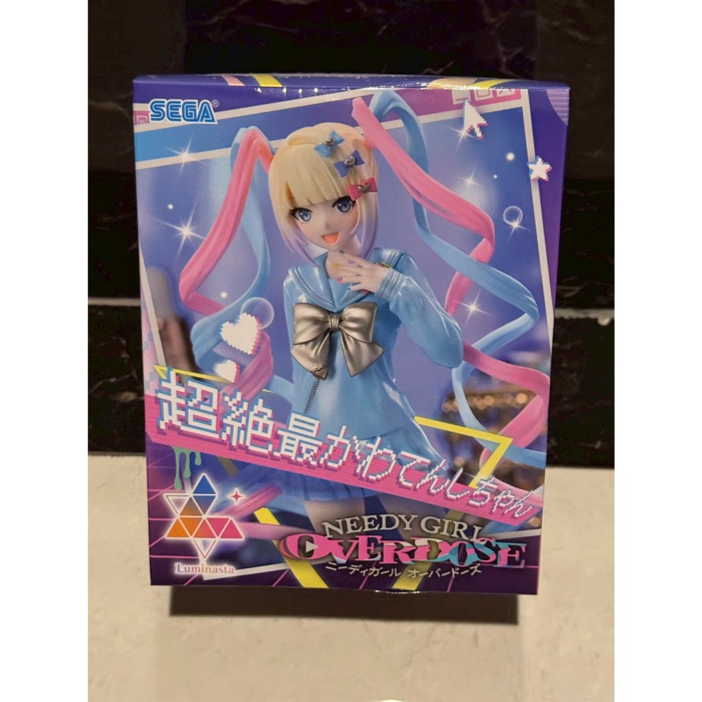 【麻糬禿頭聯盟】日版 SEGA Luminasta 主播女孩重度依賴 超絕最可愛天使醬 超天醬 寬盒 公仔 模型 景品