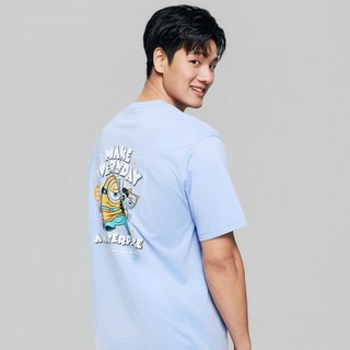 GIORDANO 男/女裝印花短袖T恤 小小兵&大怪獸電影版系列 01096008 01096008