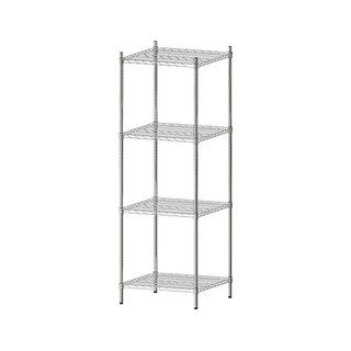 dayneeds 荷重型60x60x180四層插管電鍍波浪架 鐵架 層架 收納架 廚房架 置物櫃