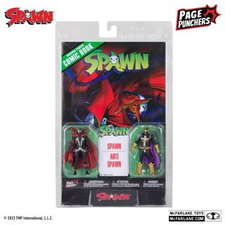不挑盒況 麥法蘭 SPAWN 閃靈悍將 3吋 閃靈悍將&光亮俠 再生俠 反在生俠 2入組 漫畫 可動公仔 MF90401