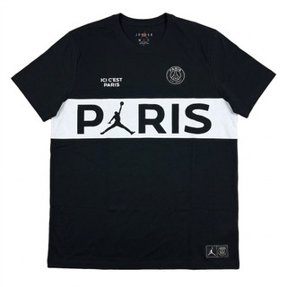 NIKE AIR JORDAN 法國 PARIS SAINT-GERMAIN 黑 大巴黎 短T TEE 巴黎聖日耳門