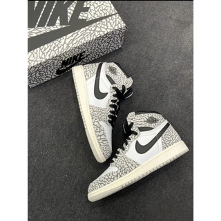 <hayai store> NIKE AIR JORDAN 1 大童鞋 爆裂紋 灰黑 FD1437-052