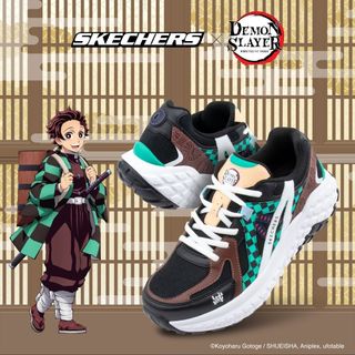 【SKECHERS】MONSTER EVO-DEMON SLAYER 男 鬼滅之刃聯名 灶門炭治郎 802031BRMT