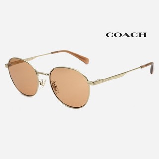 COACH HC7191 蔻馳品牌墨鏡｜小臉時尚復古金屬圓框太陽眼鏡 男生女生品牌眼鏡框【幸子眼鏡】