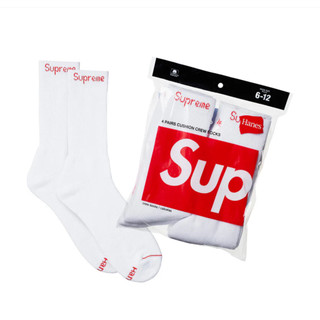 【MJ選貨】 Supreme®/Hanes® Crew Socks (4 Pack) 襪子 四雙 四入組 現貨