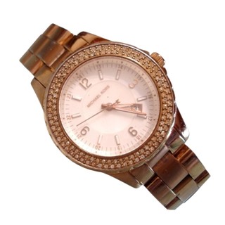 🔥限時優惠2180｜美國 Michael Kors MK 女錶 晶鑽錶圈 金色不鏽鋼腕錶 33mm 精品女錶 正品現貨