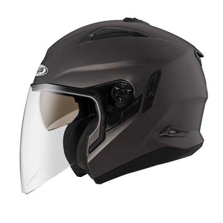ZEUS ZS613B 素色 消光深灰 四分之三罩安全帽 3/4罩 可加裝下巴支架/鴨舌 安全帽 ZS-613B