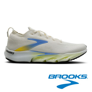 【BROOKS】Glycerin Flex 男平穩型運動鞋『白/藍黃』110478