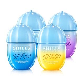 【SHILLS舒兒絲】很耐曬超清爽水感UV防曬乳SPF50(美白型/潤色型/戲水型) 4入