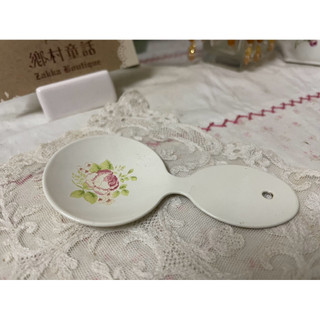 現貨 imane 芙蘿拉 玫瑰 琺瑯 茶勺 茶葉匙 日本製