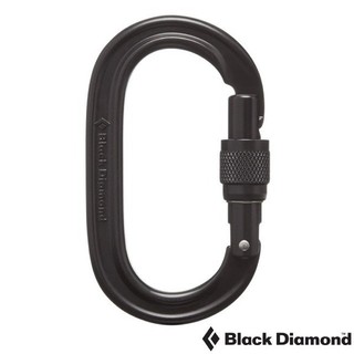 【美國 Black Diamond】經典O型鉤環 OVAL KEYLOCK 有鎖勾環 登山 攀巖 垂降 210084
