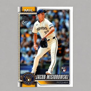 2026 Topps Series 1 Baseball RC Jonah Tong Jacob Misiorowski