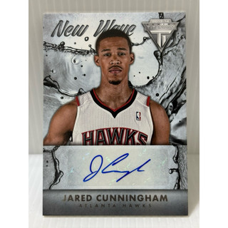 【AU-103】 NBA亞特蘭大老鷹 JARED CUNNINGHAM RC 親筆簽名 PANINI TITANIUM