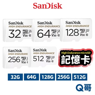 SanDisk High Endurance microSD 128G 256G 512G SD卡 記憶卡 SD34
