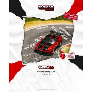 【模例】Tarmac 1/64 Ford Mustang GTD 紅色 (T64G-086-RE)