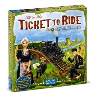 【Asmodee】鐵道任務地圖擴充:荷蘭篇 Ticket to Ride Nederland Map Col.4 英文版