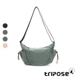 tripose MOVE微皺尼龍輕量雙側袋斜背包-小
