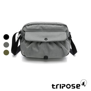 tripose REFLEC微皺尼龍輕量橫式斜背包-小