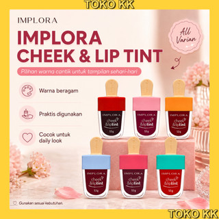 IMPLORA cheek & lip tint lipstick implora lip cream KBT126